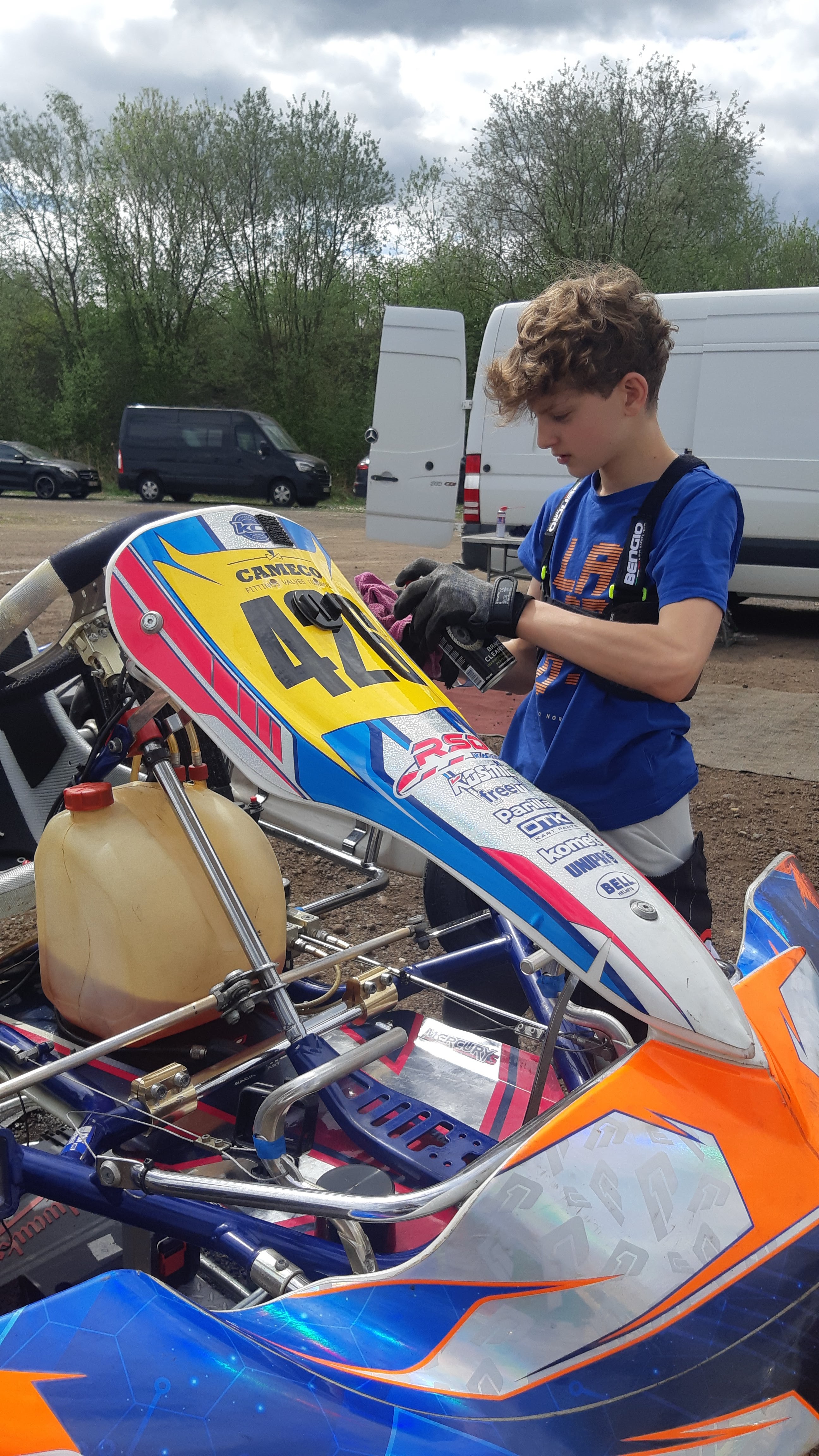 Working as mechanic